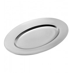Travessa Rasa 50,5cm por 36,5 Buena Aço Inox Tramontina